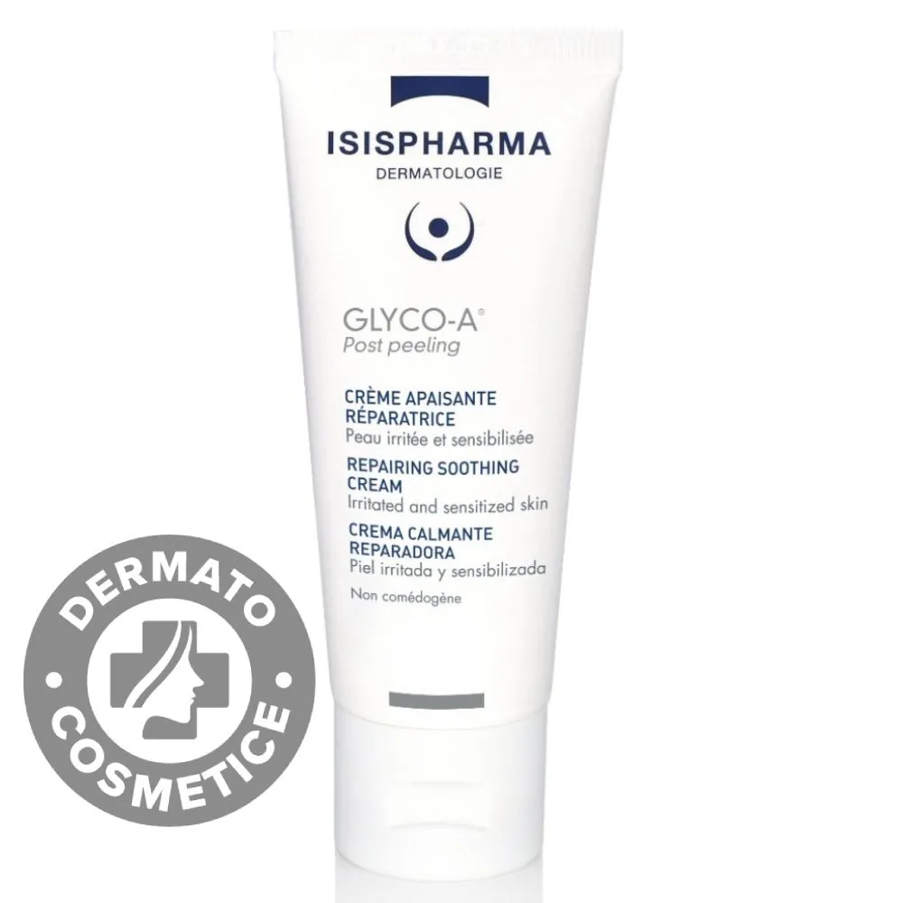 Crema reparatoare Glyco-A Post Peeling, 40 ml, Isis