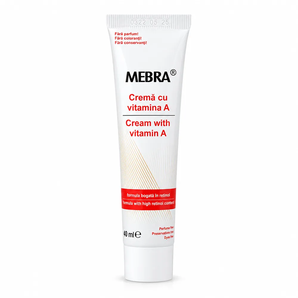 Crema cu Vitamina A, 40 ml, Mebra