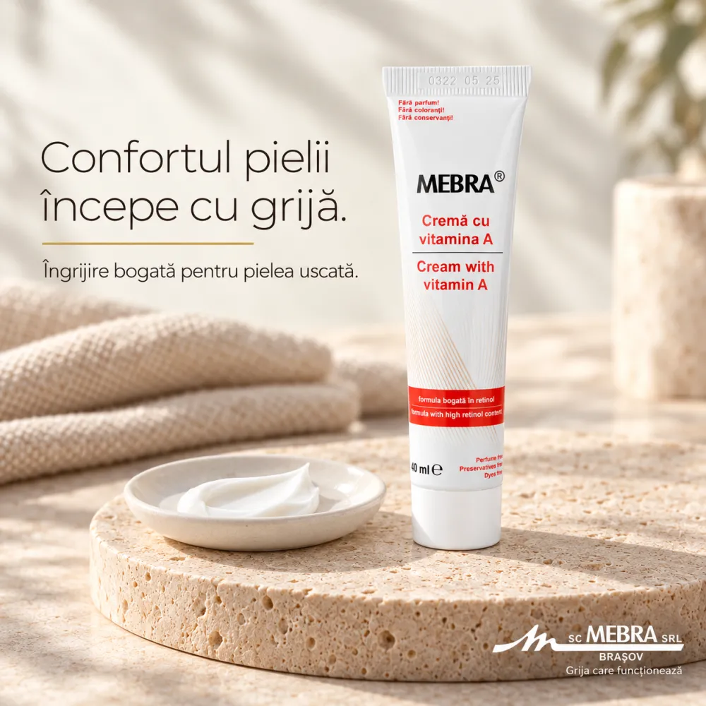 Crema cu Vitamina A, 40 ml, Mebra