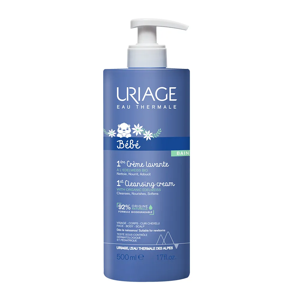 Crema de curatare cu apa termala 1er Bebe, 500ml, Uriage