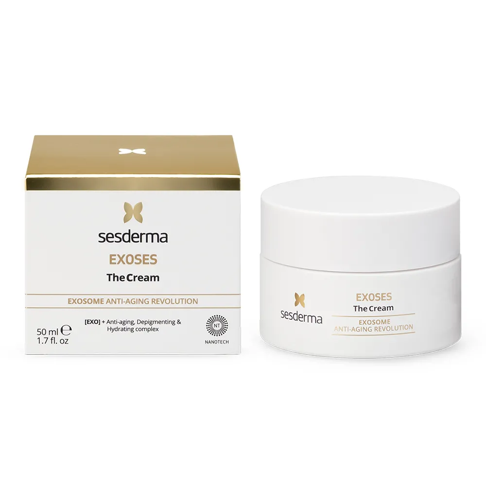 Crema de fata anti-aging cu exozomi Exoses, intens hidratanta, 50 ml, Sesderma