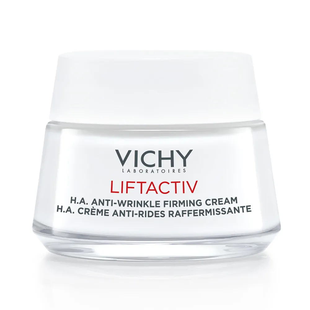 Cremă de zi antirid și fermitate pentru ten uscat cu acid hialuronic pur LIFTACTIV H.A, 50ml, VICHY