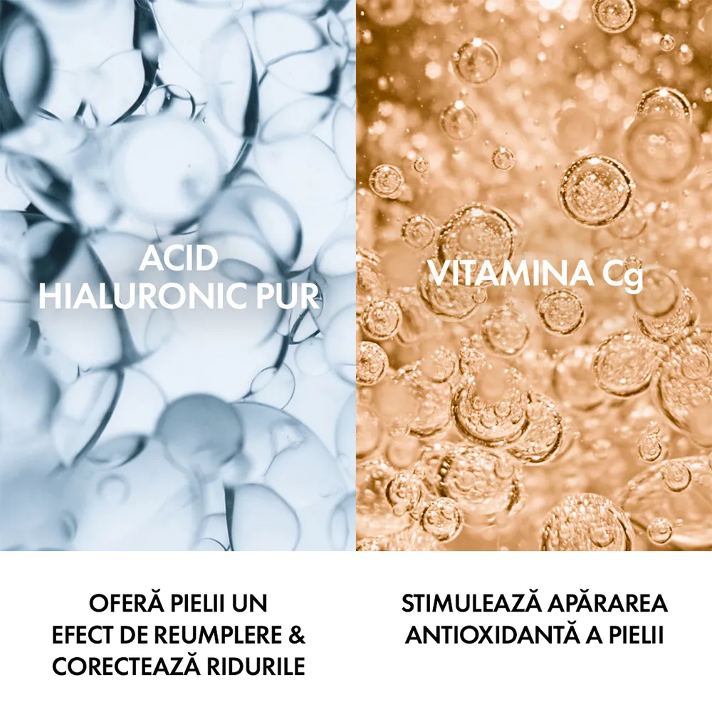 Cremă de zi antirid și fermitate pentru ten uscat cu acid hialuronic pur LIFTACTIV H.A, 50ml, VICHY