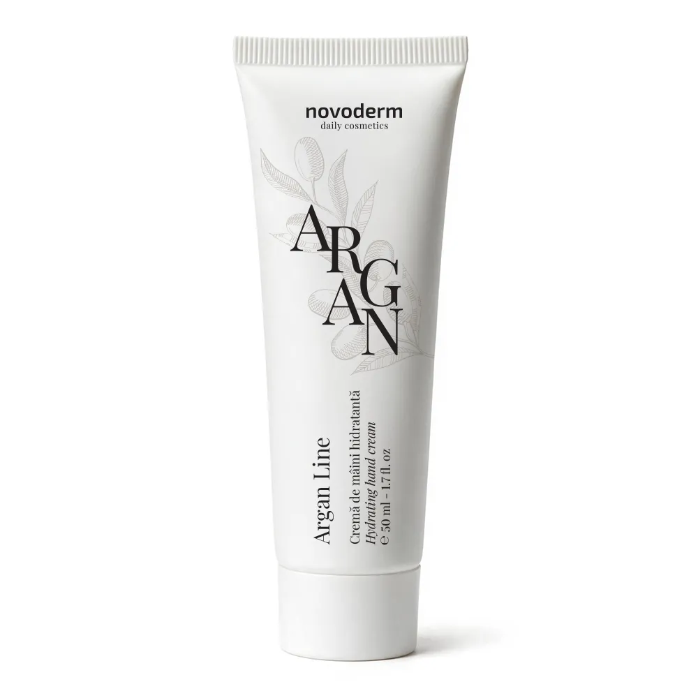 Crema hidratanta de maini cu miros de Argan, 50ml, Novoderm