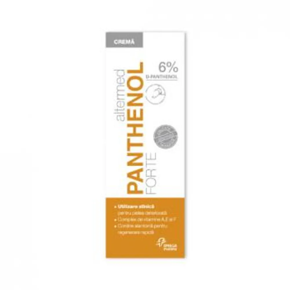 Crema Panthenol Forte 6%, 30 g, Omega Pharma