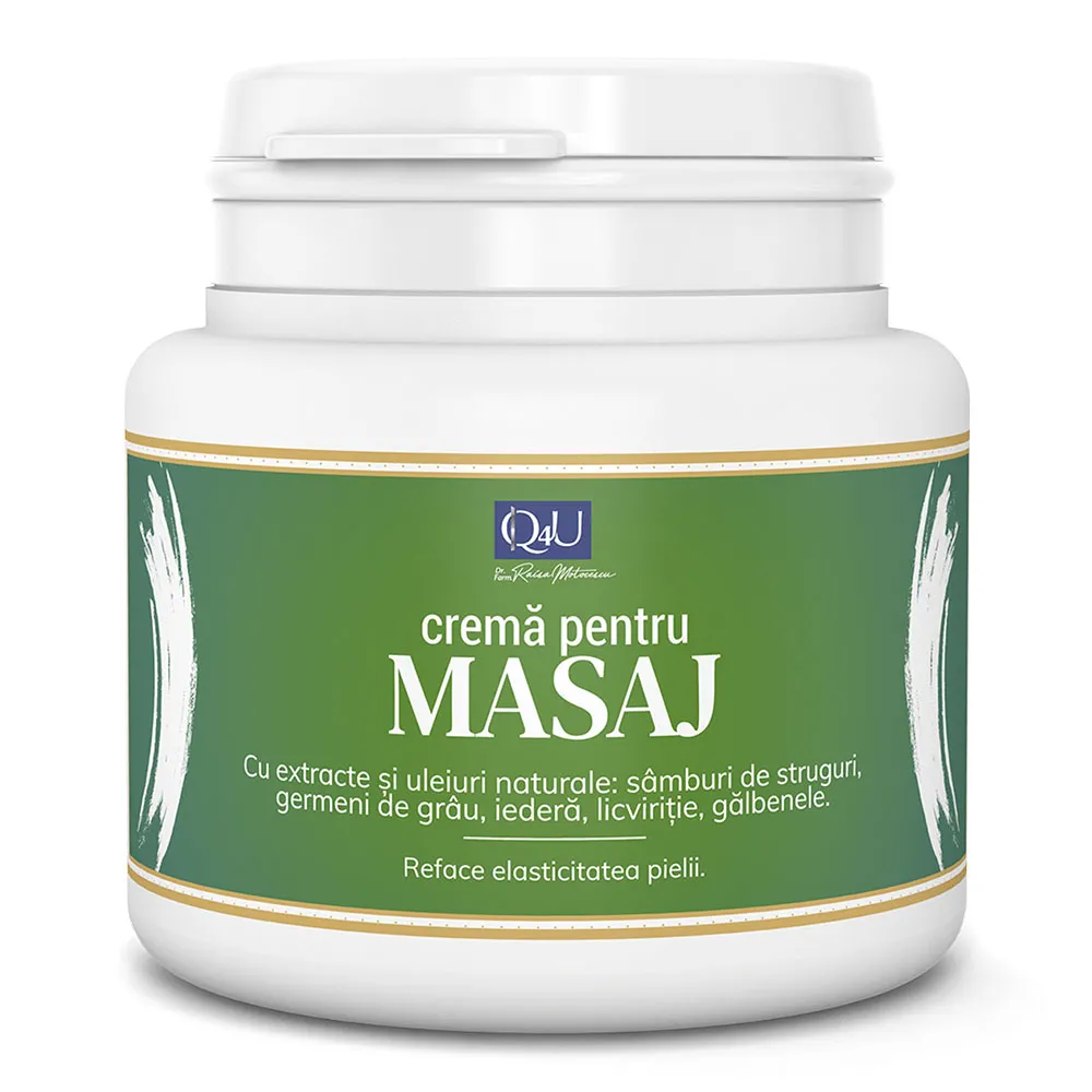 Crema pentru masaj Q4U, 500 ml, Tis Farmaceutic