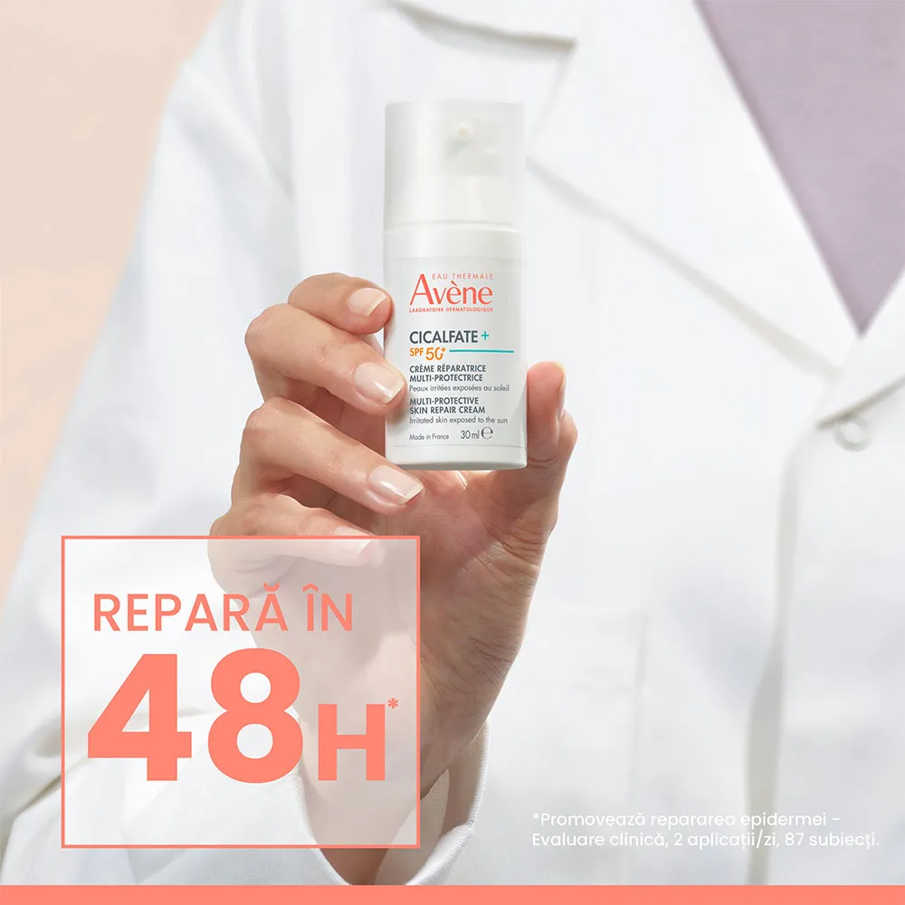 Crema Reparatoare Multi-protectoare SPF50+ Cicalfate Plus, 30ml, Avene