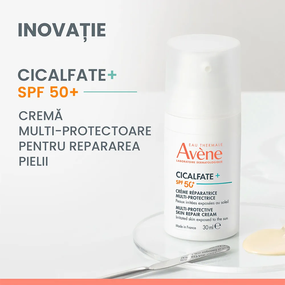 Crema Reparatoare Multi-protectoare SPF50+ Cicalfate Plus, 30ml, Avene