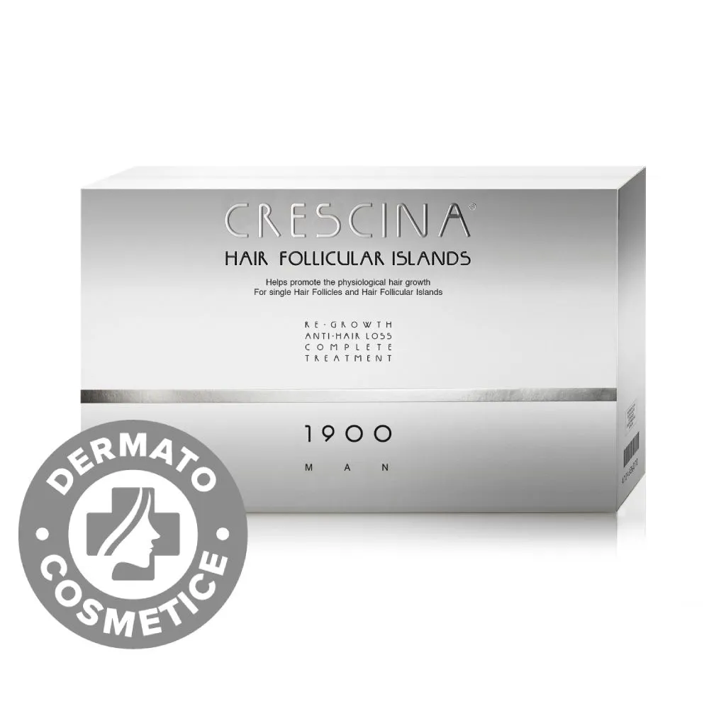 Crescina Follicular Islands 1900 Man -fiole x 10 +10