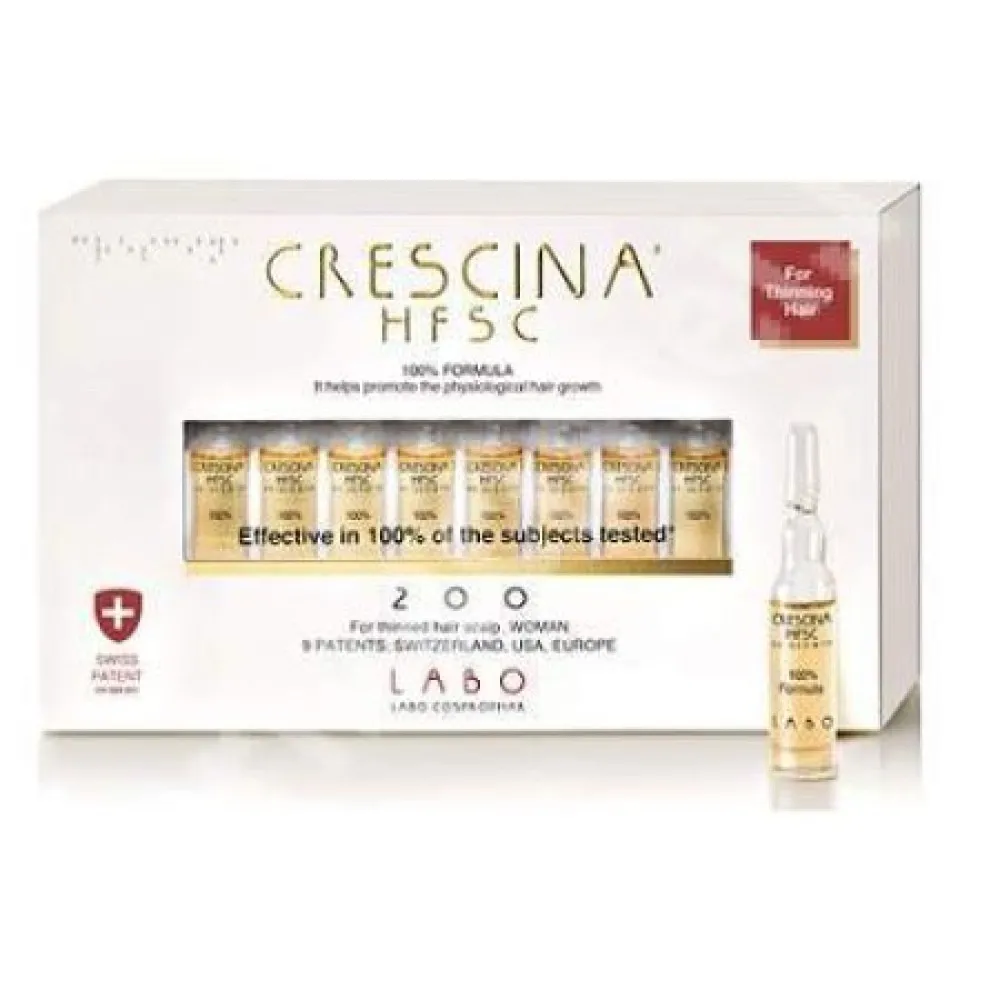 Crescina HFSC 100% 200 Woman -fiole x 20