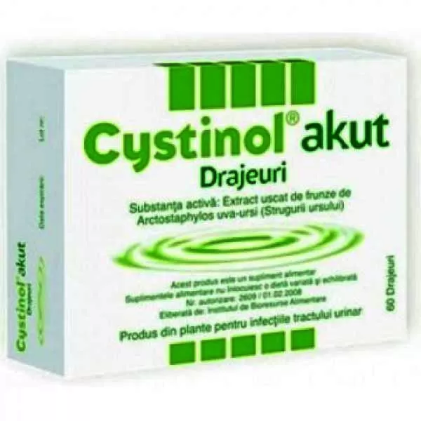 Cystinol Akut, 60 drajeuri, Schaper & Brummer