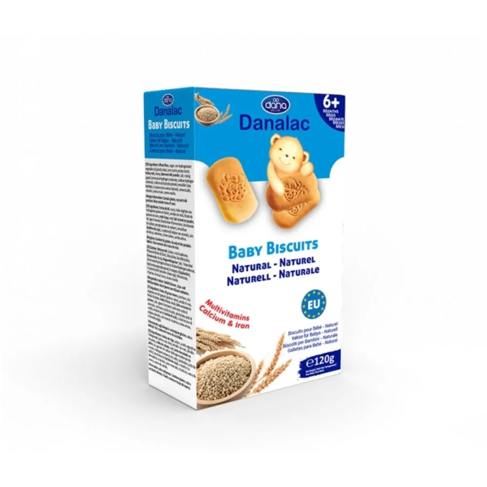 Danalac Biscuiti Natural +6luni x 120g