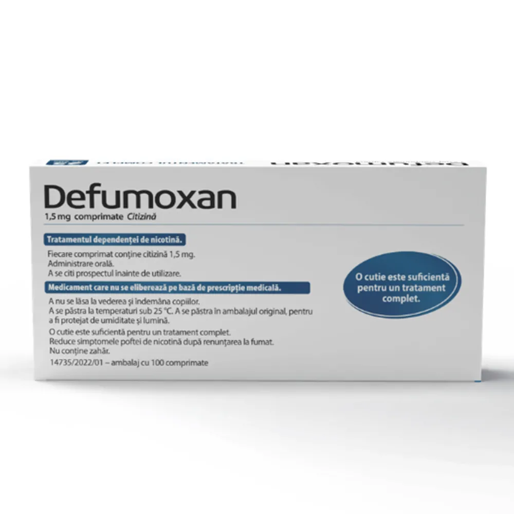 Defumoxan, 1,5 mg, 100 comprimate, Aflofarm