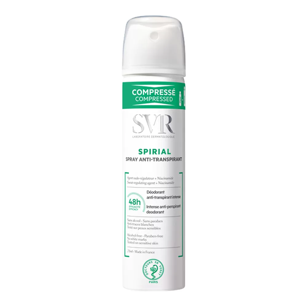 Deodorant antiperspirant intensiv Spirial, 75ml, Svr