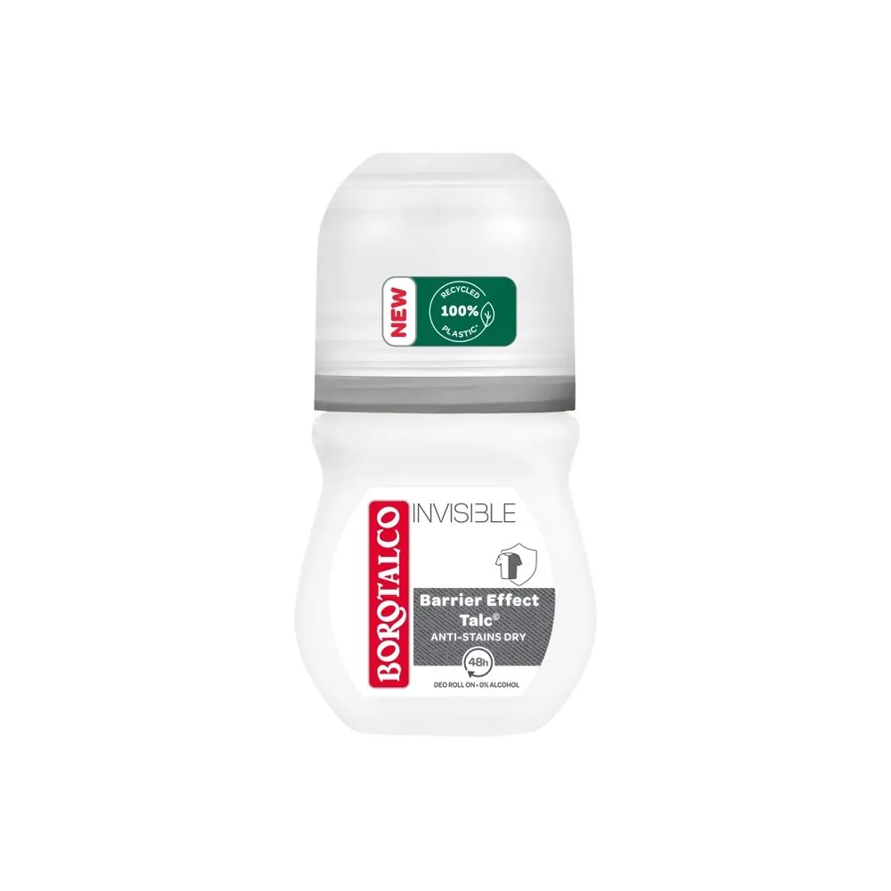 Deodorant roll-on Invisible, 50ml, Borotalco