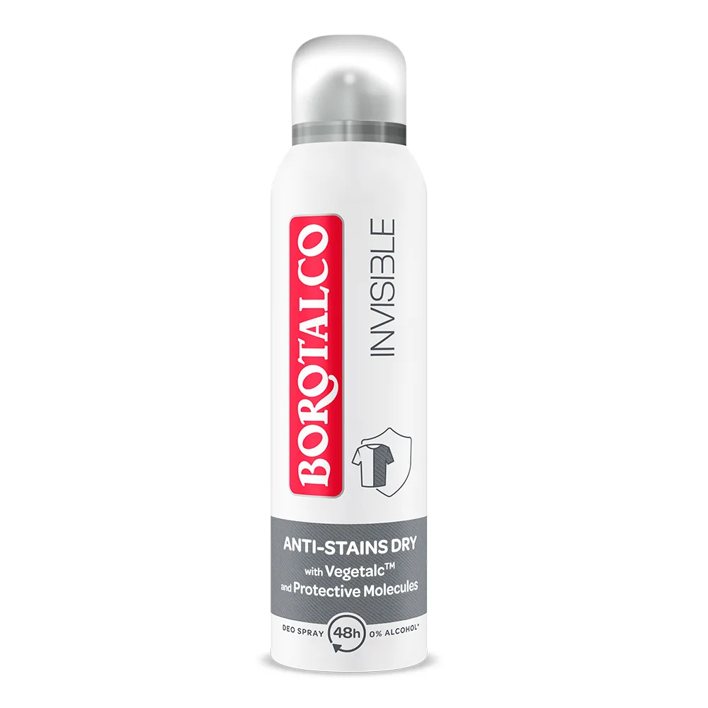 Deodorant spray Invisible, 150ml, Borotalco