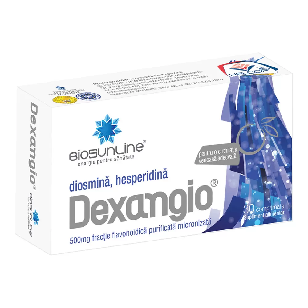 Dexangio, 30 comprimate, Helcor