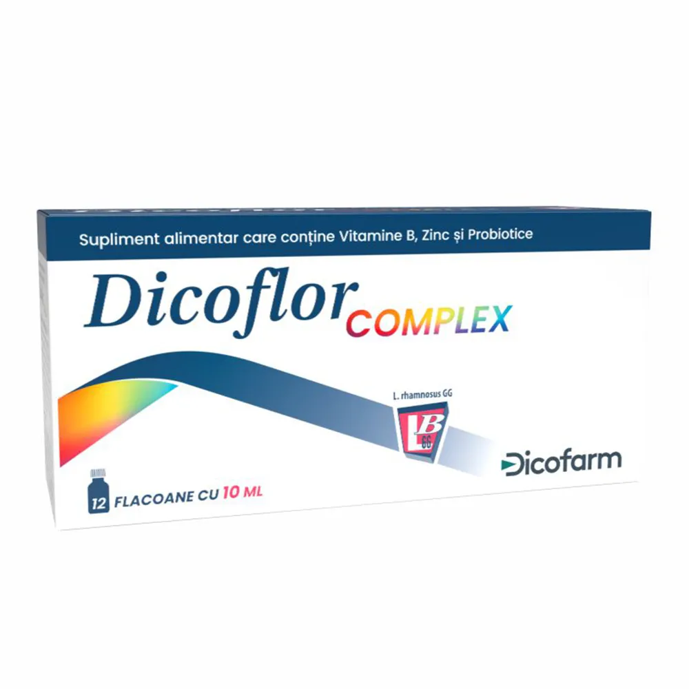 Dicoflor Complex 10ml, 12 flacoane, Unifarm