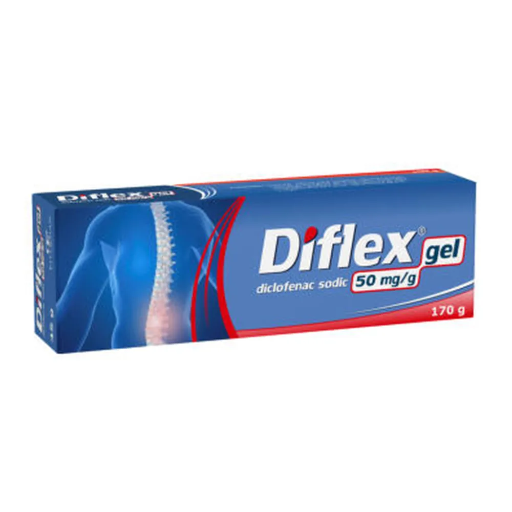 Diflex gel, 50 mg/g, 170 g, Fiterman
