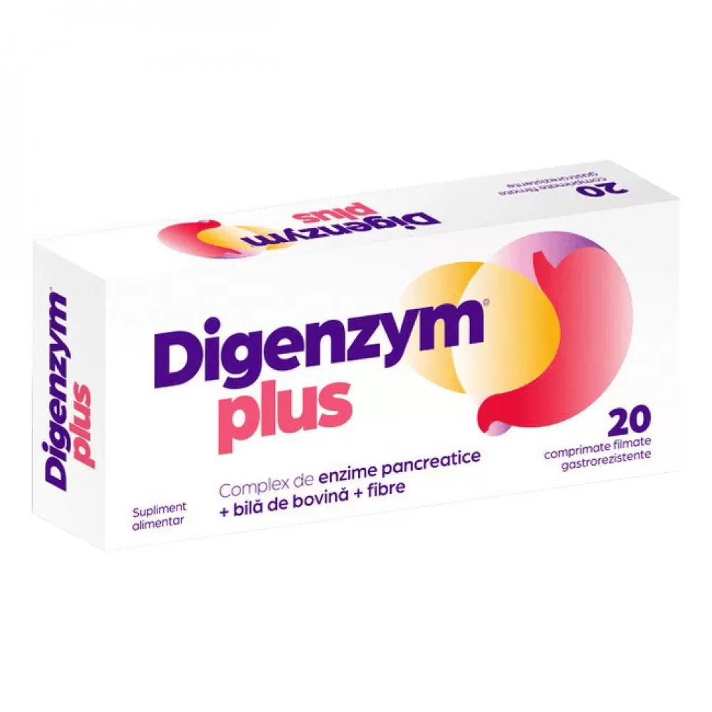 Digenzym Plus, 20 drajeuri, Labormed