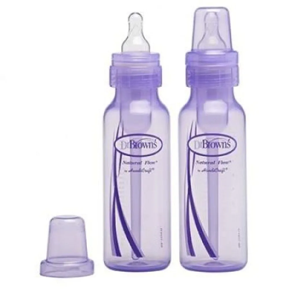 Dr.Brown's 213 Biberon Standard PP violet x 240 ml x 2