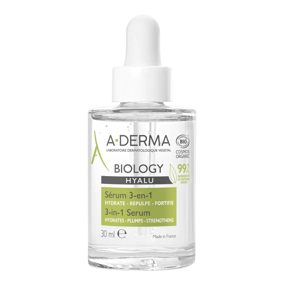 Serum hidratant 3 in 1 Biology Hyalu, 30 ml, A-Derma