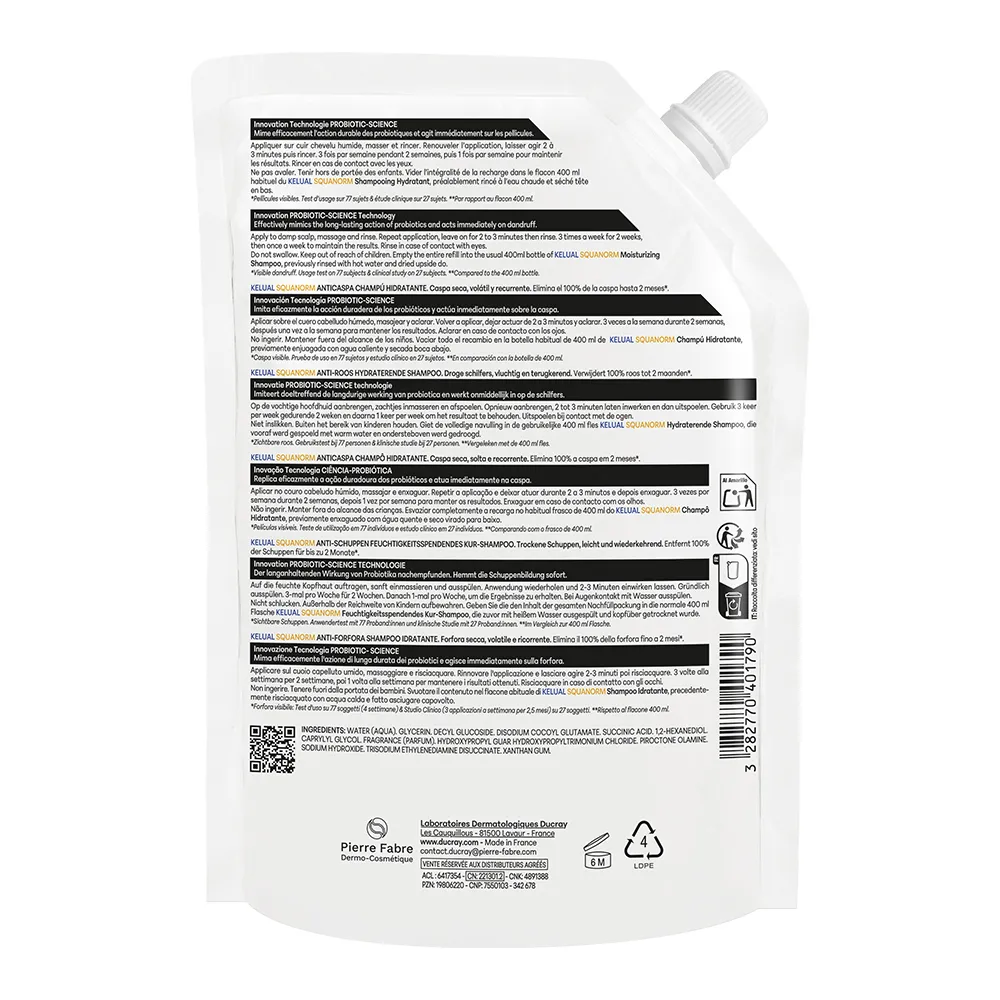 Rezerva Sampon Kelual Squanorm Matreata Uscata, 400ml, Ducray
