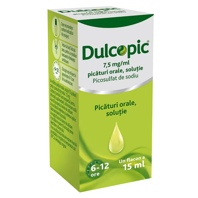 Dulcopic 7,5mg/ml -solutie orala x 15 ml - Sanofi