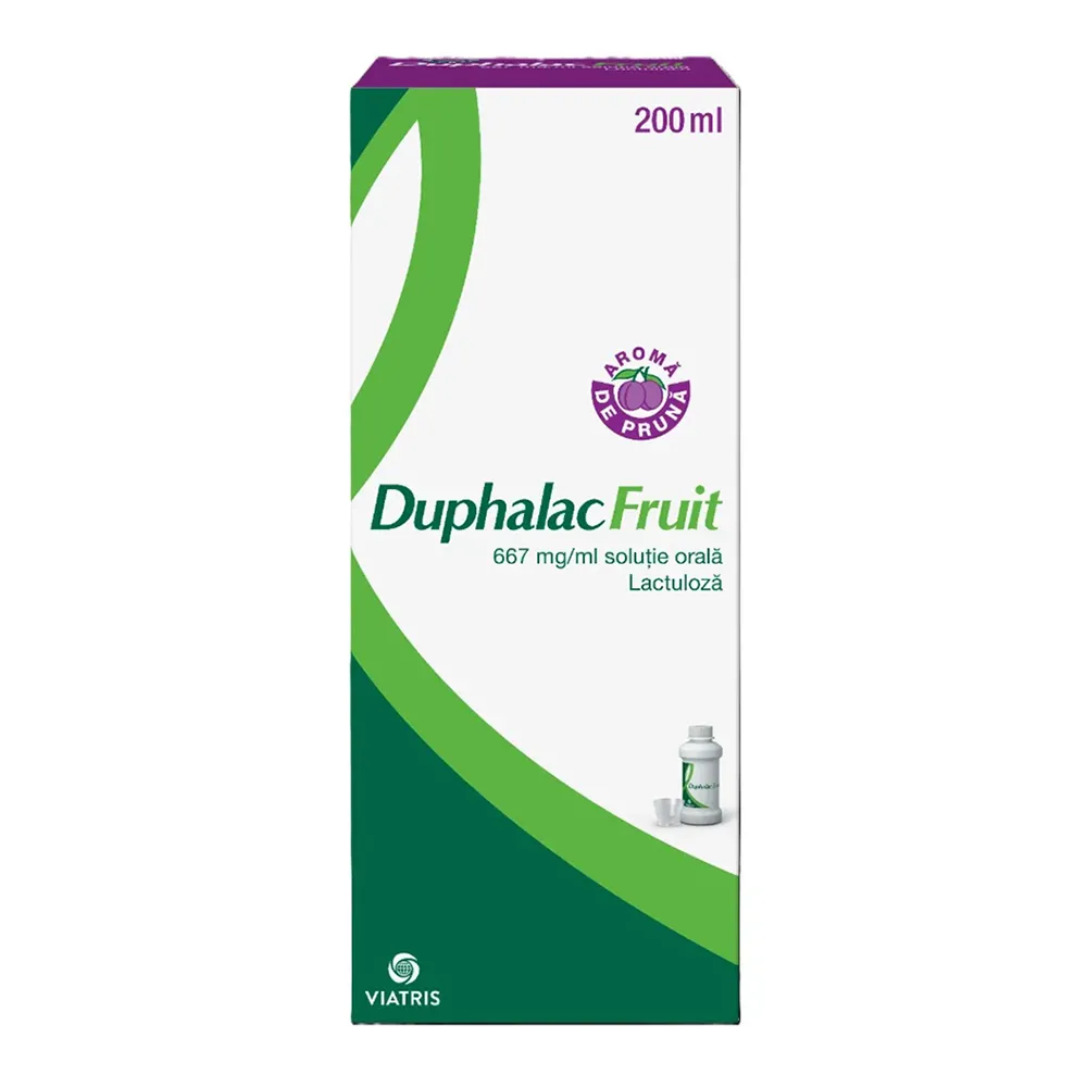 Duphalac Fruit solutie orala, 667 mg/ml, 200 ml, Viatris