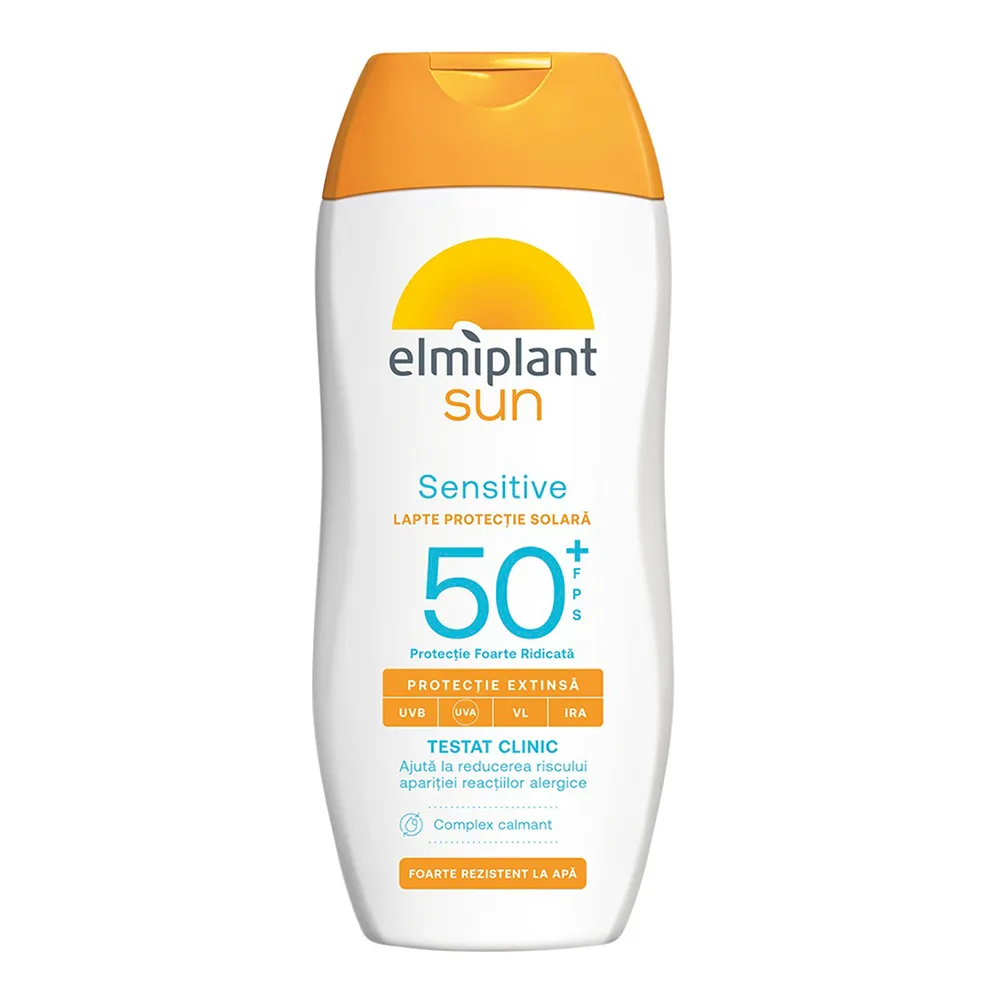 Lotiune Protectie Solara Sensitive SPF50+, 200ml, Elmiplant