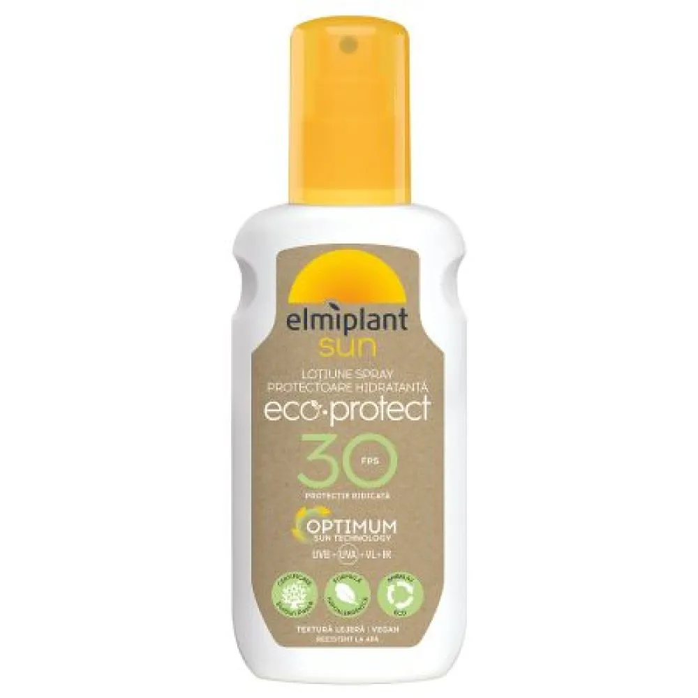 Elmiplant Sun Milk Eco Lotiune Spray Protectie Solara SPF30 x 150ml