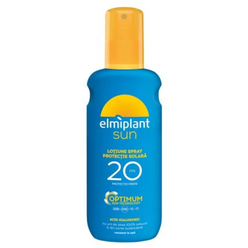 Elmiplant Sun Optimum Lotiune pt Protectie Solara SPF20 x 200ml