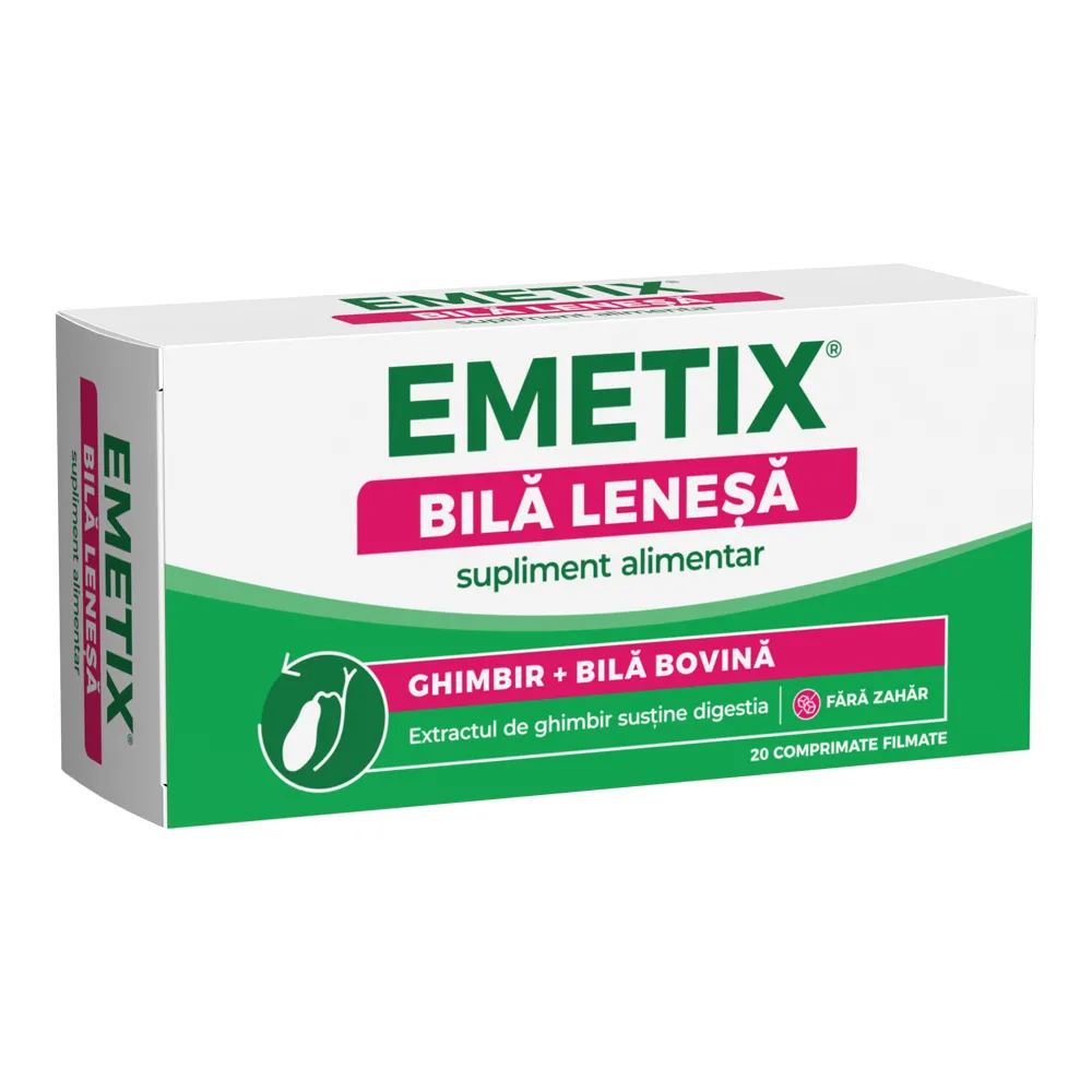Emetix Bila Lenesa, 20 comprimate, Fiterman Pharma
