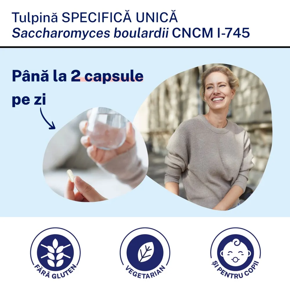 Enterol 250mg, 20 capsule, Biocodex