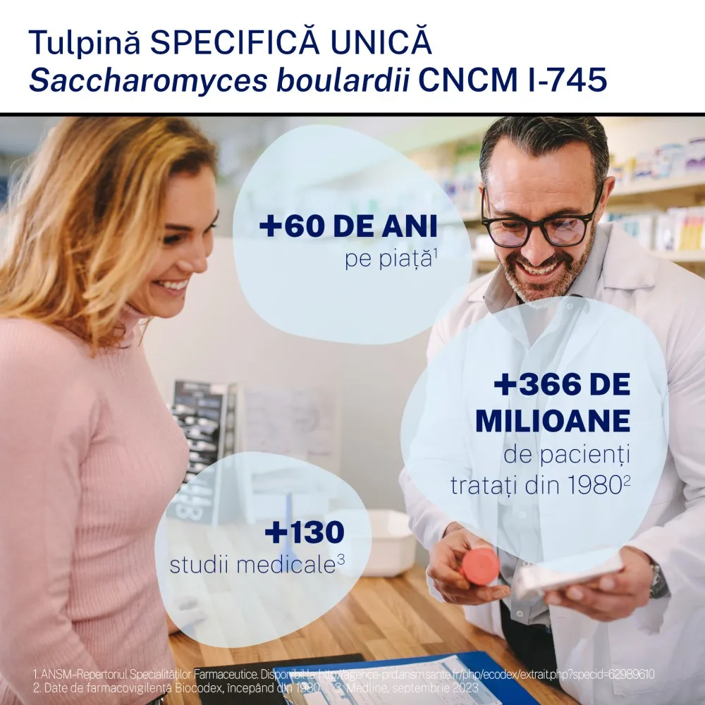 Enterol 250mg, 20 capsule, Biocodex