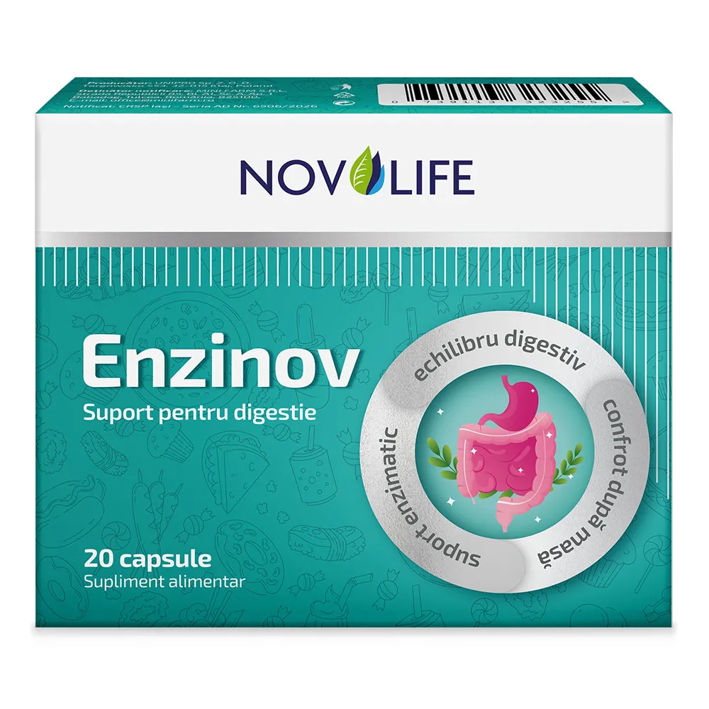 Enzinov, 20 capsule, Novolife