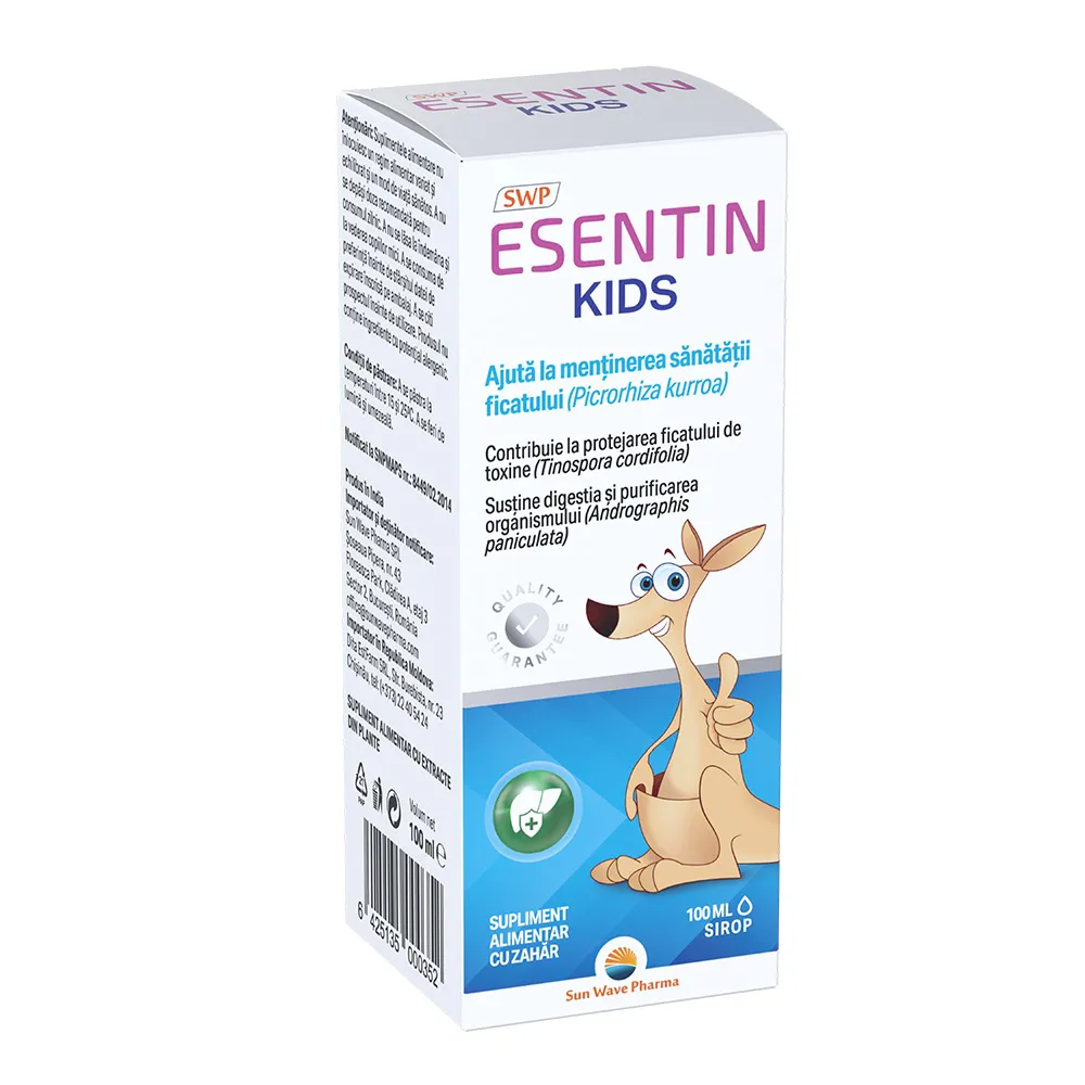 Esentin Kids sirop, 100ml, Sun Wave Pharma
