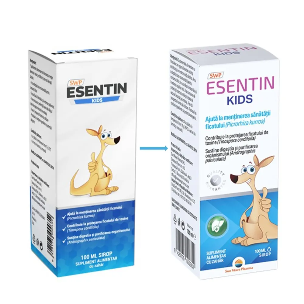 Esentin Kids sirop, 100ml, Sun Wave Pharma