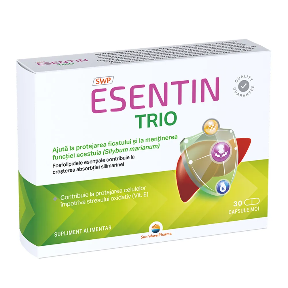 Esentin Trio , 30 capsule moi, Sun Wave Pharma