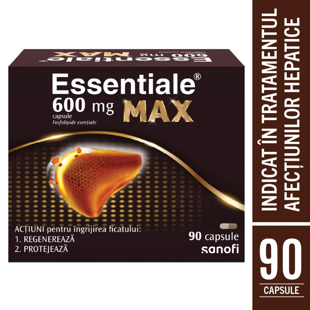 Essentiale Max 600mg, 90 capsule