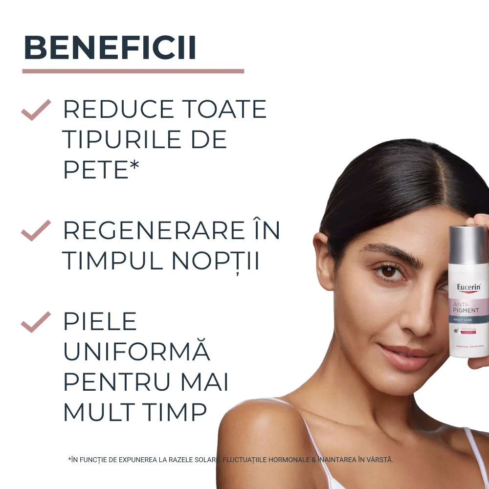 Crema de Noapte Anti-Pigment, 50ml, Eucerin