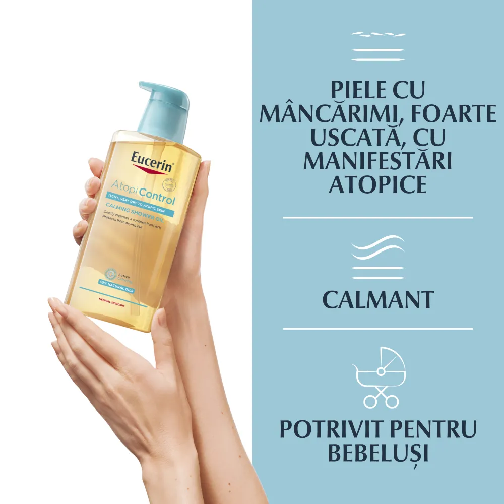 Ulei de Dus AtopiControl, 400ml, Eucerin