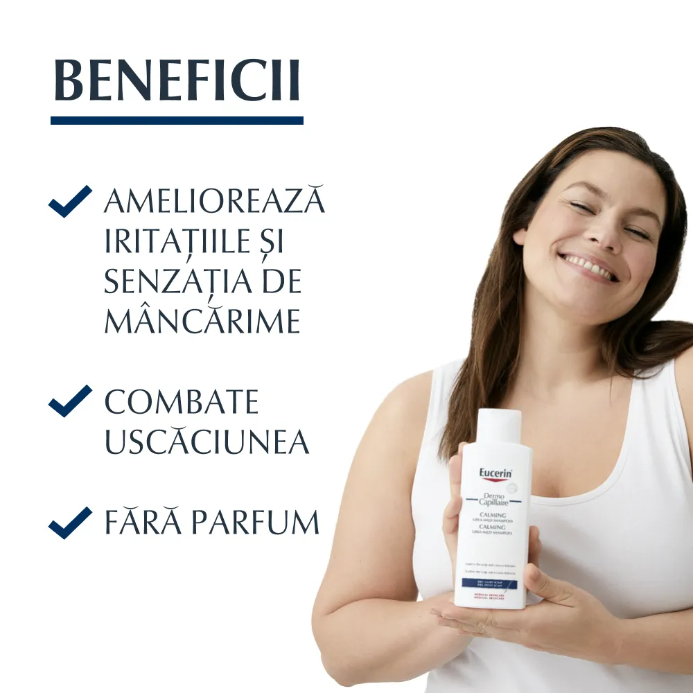 Sampon Calmant Uree 5% DermoCapillaire, 250ml, Eucerin