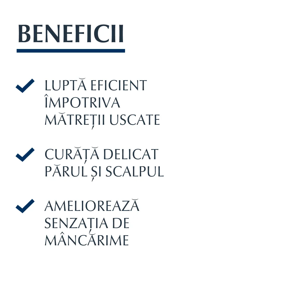 Sampon Crema Anti-matreata Uscata DermoCapillaire, 250ml, Eucerin
