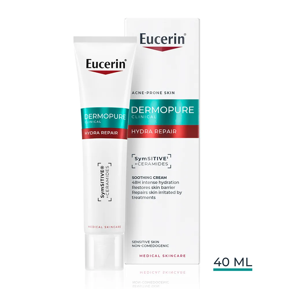 Fluid Hidratant de Fata DermoPure, 40ml, Eucerin