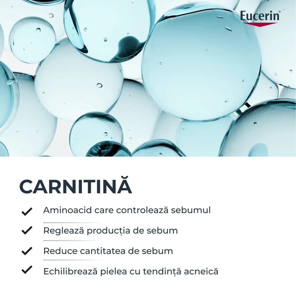 Fluid Matifiant de Fata DermoPure, 40ml, Eucerin