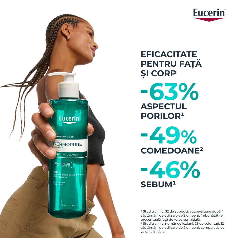 Gel de Curatare Purifiant DermoPure, 200ml, Eucerin
