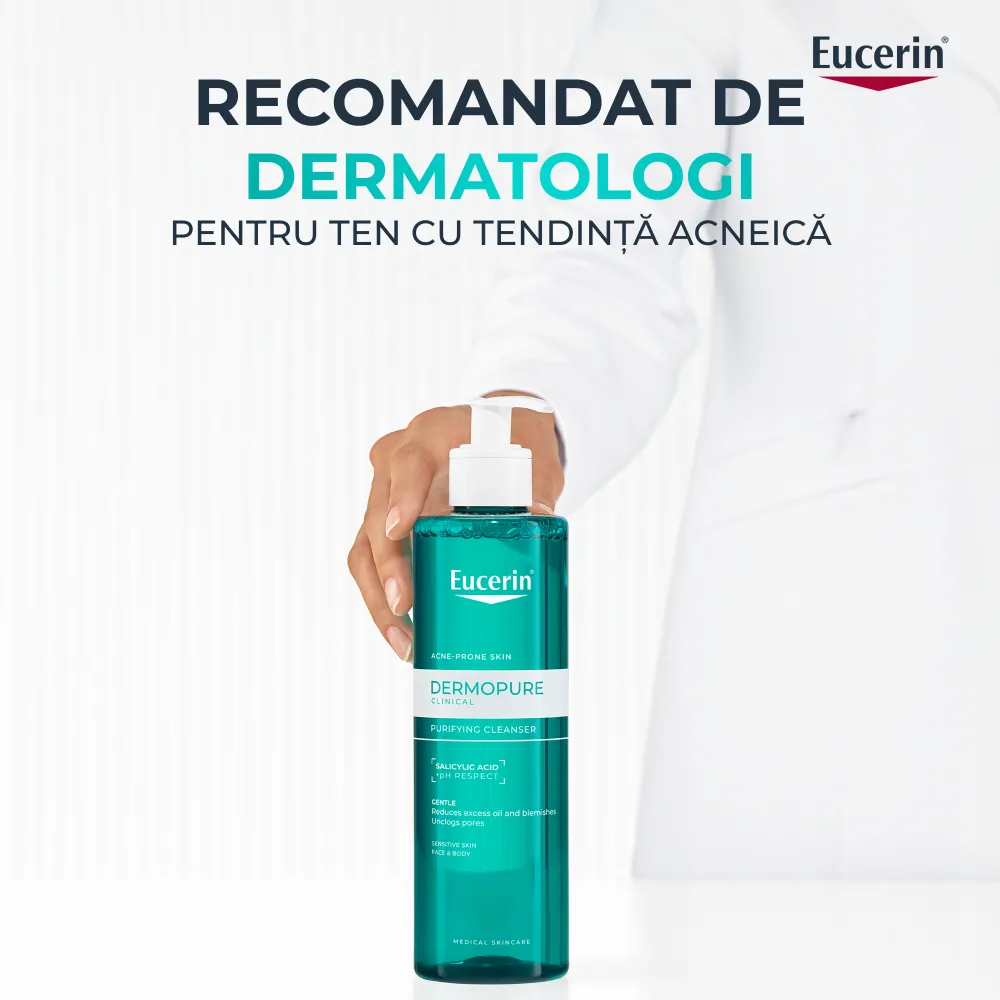 Gel de Curatare Purifiant DermoPure, 400ml, Eucerin