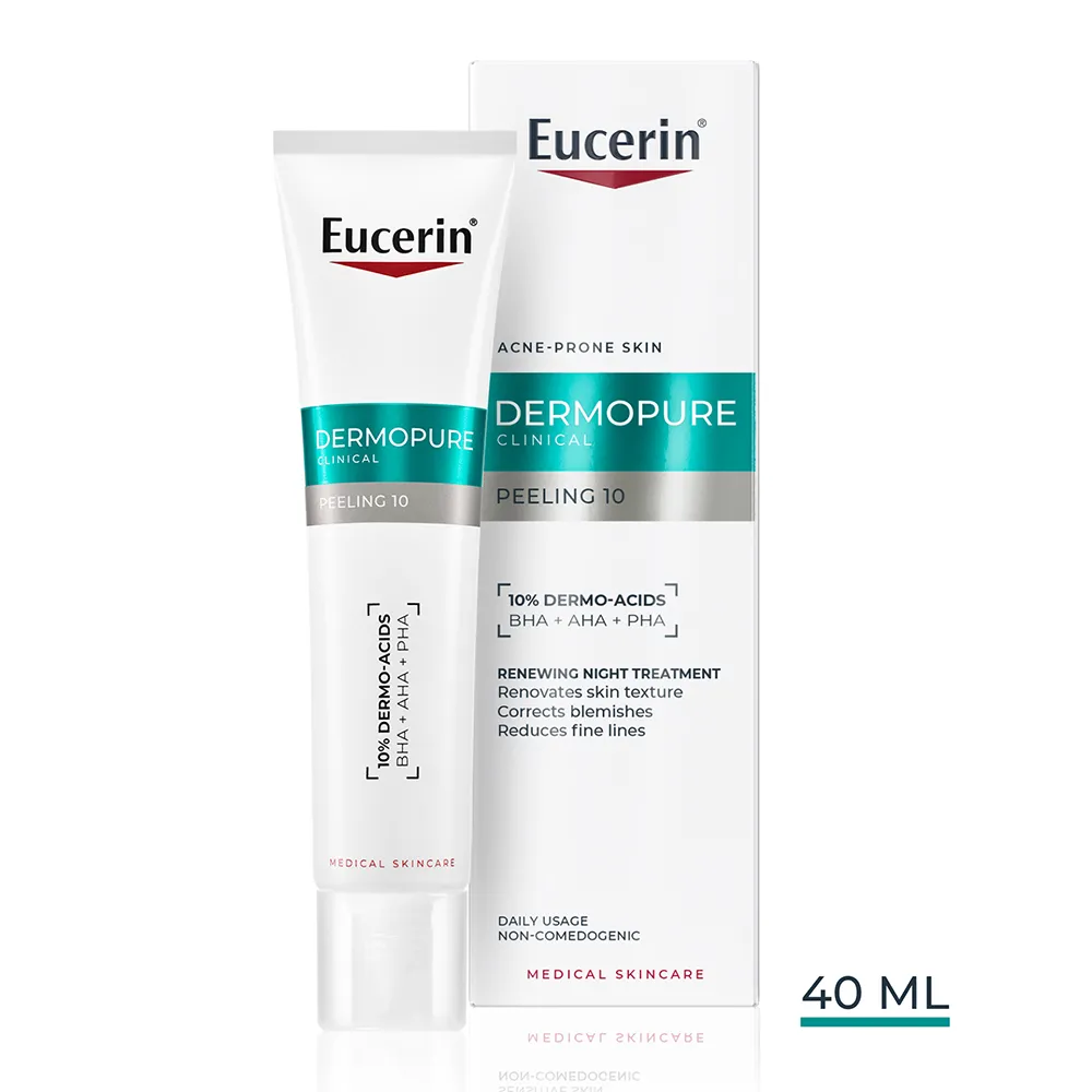 Tratament Exfoliant pt Noapte DermoPure, 40ml, Eucerin