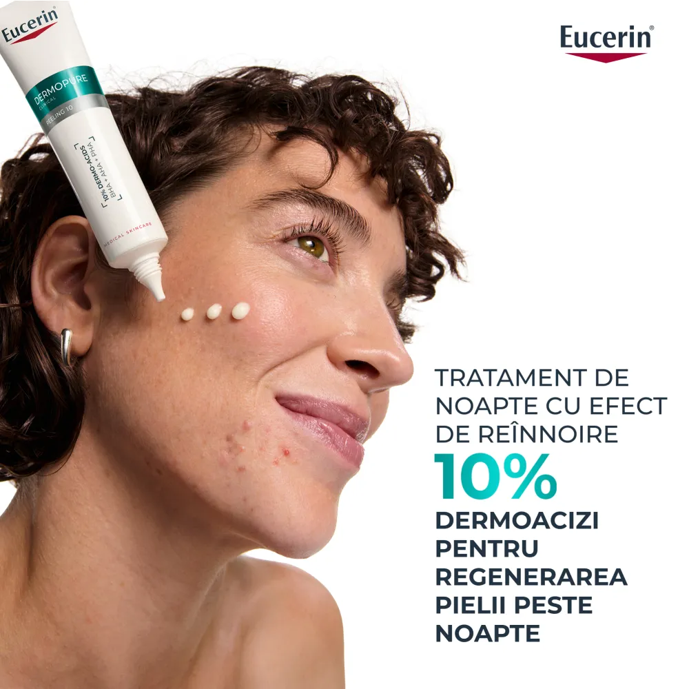 Tratament Exfoliant pt Noapte DermoPure, 40ml, Eucerin